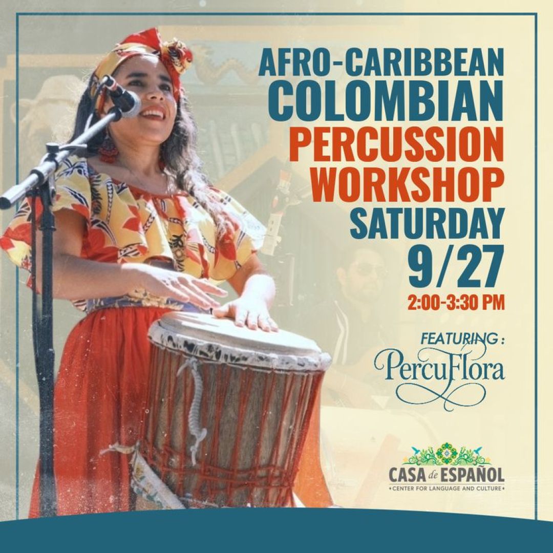 Afro-Caribbean Colombian Percussion Workshop 🎶